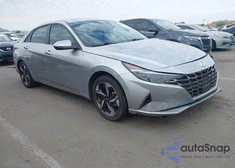 2021 Hyundai Elantra Limited from USA, damaged, VIN 5NPLP4AG5MH037050